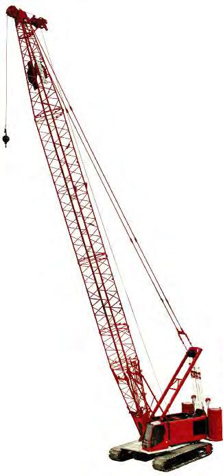 product guide features 36 mton (50 ton) Capacity 539 mton-m (3,900 ft-kips) Maximum oad Moment 76, m (50') eavy-ift 85,3 m (80') Fixed Jib on eavy-ift 00,6 m (330') uffing Jib 53 kw (340 P) engine