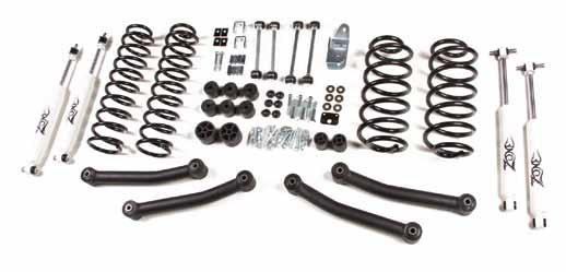 Kit Contents J1400/J1401 Box Kit Qty Part 2 Front Coil Spring 2 Rear Coil Spring 1 1/8" x 1-1/4" Cotter Pin Sway Bar Links 2 Rear Sway Bar Link 2 Front Sway Bar Link 2 U-Bracket 2 5/8"OD x 0.