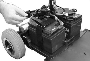 SECTION 10 BATTERIES 3. If necessary, connect the battery cable. Refer to Connecting/Disconnecting the Battery Cables on page 38. 4. Remove the seat. Refer to Removing/Installing the Seat on page 28.