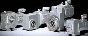 Geared servo motors with helical and angled gear units The motor and gear assemblies are supplied as unit with gears already filled with oil in the factory.