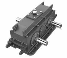 The requirement was for an existing gearbox to be replaced without any modifications to the surrounding mounting base and equipment.