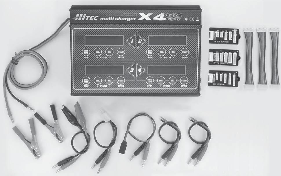 INTRODUCTION Congratulations on your purchase of the Hitec X4-80 Multi-Charger.
