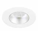 3,5" 3-1/2" IC and Air Tight Remodel Housing GU10 LED and PAR16 LED High efficiency Lamps Choice of Adjustable (up to 20 ), Regressed and shower trims LED lamps are Energy Star certified Choice of