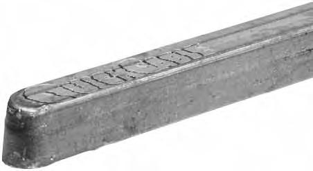 Lead Sticks/Burn Bar Designed for LeadHeads and Intercell Connectors 2599-035 (35 sticks/box) Made of 6% antimonial lead Clean melting alloy, free of foreign material, voids and porosity Description