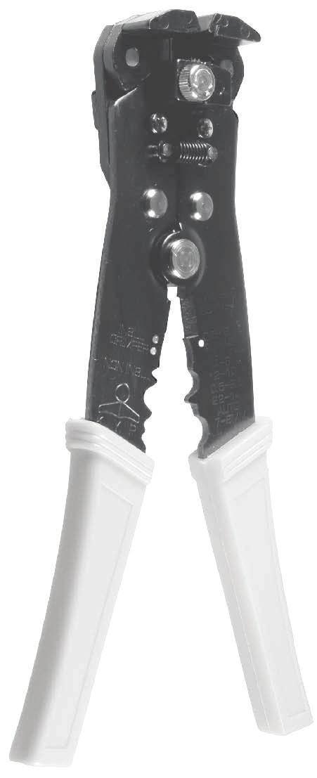 Crimps insulated and non-insulated 22 to 10 gauge and 7mm/8mm terminals Also features precision machined blade for cutting wire sharp and smooth.