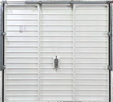Retractable doors run on smooth polymer rollers in