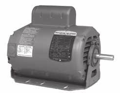 General Fan and Blower, Single and ODP, Resilient Base 1/4 thru 3 48 thru 56H HVAC Applications: Ventilators, summer cooling fans, band saws, drill presses, farm equipment, etc.