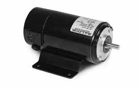 Subfractional Permanent Magnet DC Motor - TENV, Rigid Base 1/50 thru 1/4 DC & Controls Applications: General purpose including conveyors, material handling equipment and packaging machinery.