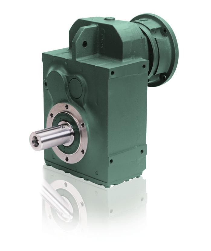 18-55 kw) XT harsh duty output seal option for wet and harsh environments Torque-Arm bushing option Two output flange options: B5 and B14 CEMA screw conveyor drive option Twin Tapered bushings