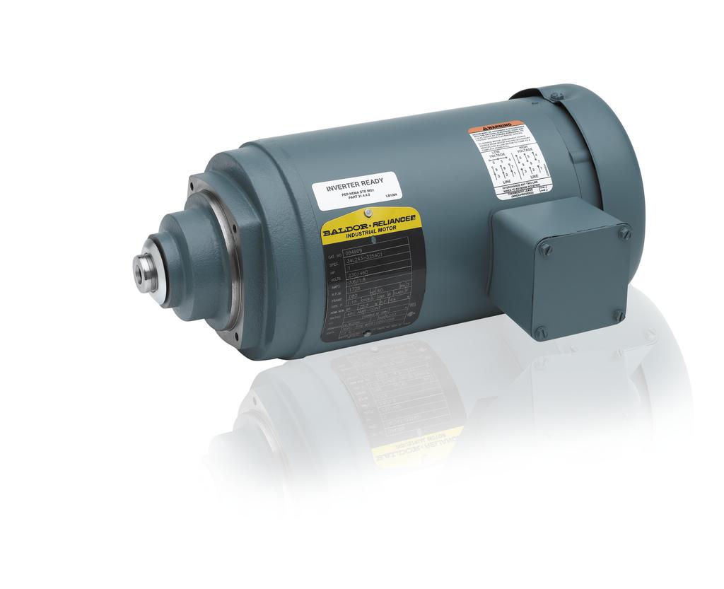 Dodge Quantis integral motor and brakemotor product line Product Range from 0.25-10 hp (0.18 kw up to 7.