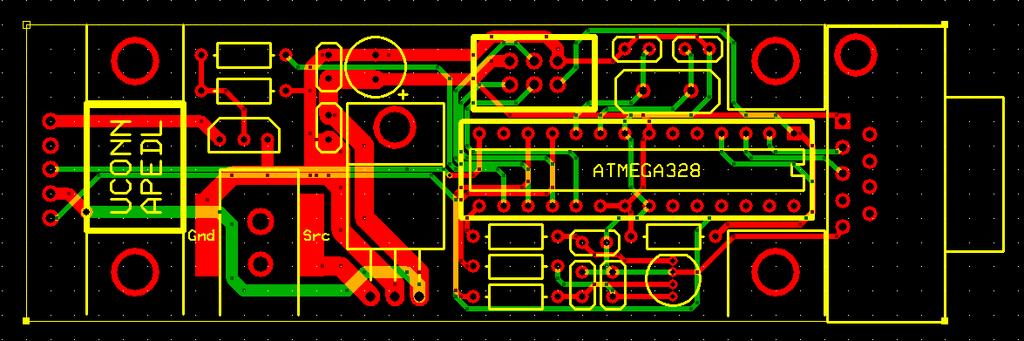 Encoder Interface PCB Reprogrammable Atmega328P Controller, TTL serial enabled, optional external