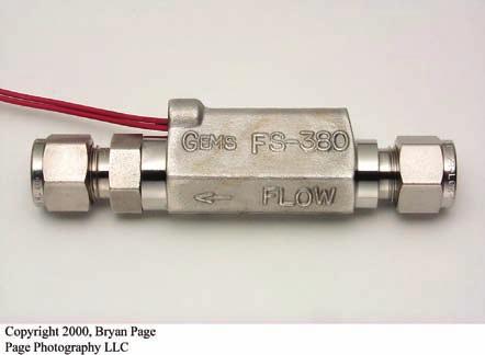 FS-38 Series Compact Flow Switch for High Inline Pressures Flow Rate Settings:.15 GPM to 2.