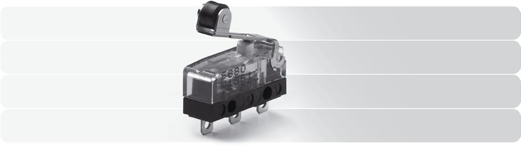 Snap-action switches, S880 Series The world s smallest snap-action switch with self-cleaning contacts and positive opening operation S chaltbau subminiature S880 snap-action switches feature