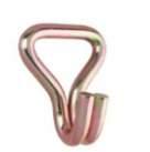 Strap Hooks A variety of yellow chromate hooks for webbing Type Size WLL Nominal Dimension