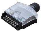 Compact Trailer Submersible Led Lamp. Right hand Lamp. Size: W150 x H105 x D27mm.