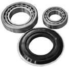 Bearing Set & Grease Seal. Suits all Dunbier Trailers with 39mm rd & 40mm sq axles. Large Cup LM67010 & Cone LM67048. Small Cup LM11910 & Cone LM11949, Seal # 1710 Work shop bulk, Qty 50 sets.