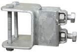 # 3252S Slide Bracket. Complete with galvanized bolts and nuts. Suits: 75 x 50mm tube cross member (Bulk).