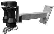 Water Vehicle Trailer Winch Carrier Double roller and suits 50 x 50mm square winch post.