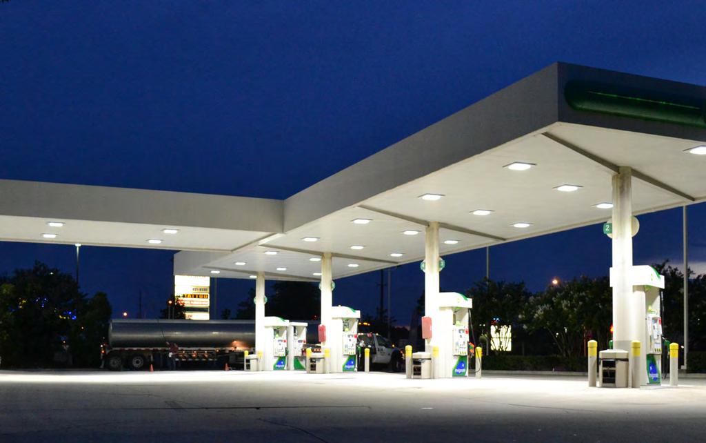 LED Lighting for Convenience Stores, Canopies & Retail Buildings High performance LED Area Lights offer superior visibility and energy