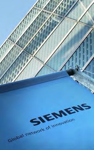 Siemens Who we are Siemens is a global powerhouse positioned along the electrification value chain from power generation, transmission and distribution to smart grid solutions and the efficient