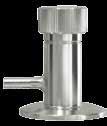 Valves are available in sizes ranging from 1/2 to 2 with clamp, hose barb and Luer sample outlet connections.
