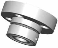 Product Data Sheet Rosemount DP Level Figure 21. FCW Flush Flanged Seal Ring Type Joint (RTJ) Gasket Surface Two-Piece Design (shown with flushing ring) Table 6.