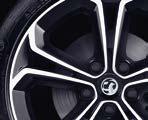 Effective 19 December 2017 Pre-current Model Year WHEELS AND TYRES 17-inch diamond-cut black alloy wheels 215/45 R 17 tyres Emergency tyre inflation kit (in lieu of spare wheel) Sting Sting R Energy