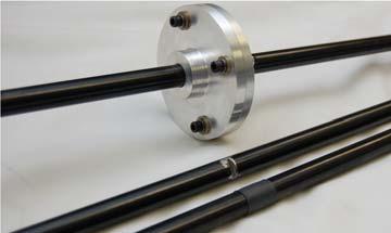 The kit consists of two split bearing housings, two 1 inside diameter bearings, one 1 shaft, and one coupling.