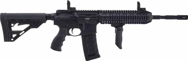 Caliber 5.56x45 mm Mechanism SA / FA Capacity 20/30 Barrel Length* 14.5" - 370 mm Overall Length (Retracted) 31.5" - 800 mm Overall Length (Extended) 34.65" - 880 mm Overall Height 7.