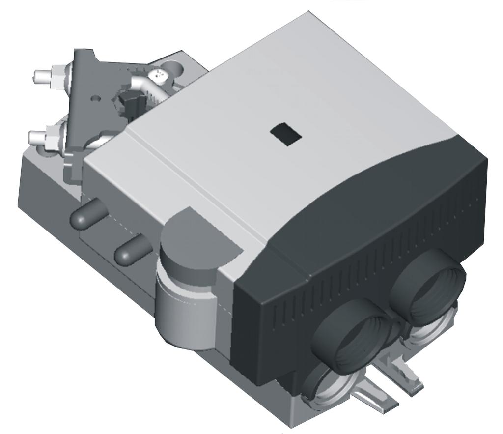 The actuator/controller assembly is field-mounted to the VAV box damper shaft similar to the mounting of a standard actuator, and the controller wiring is terminated to the screw terminals accessible