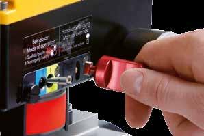 provides additional safety. The operating mode switch (see pg.