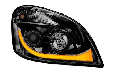 Black (Passenger) CLASSIC TRANSFORMATION D.O.T. COMPLIANT EXTRA SAFETY Two Amber Markers for Road safety.