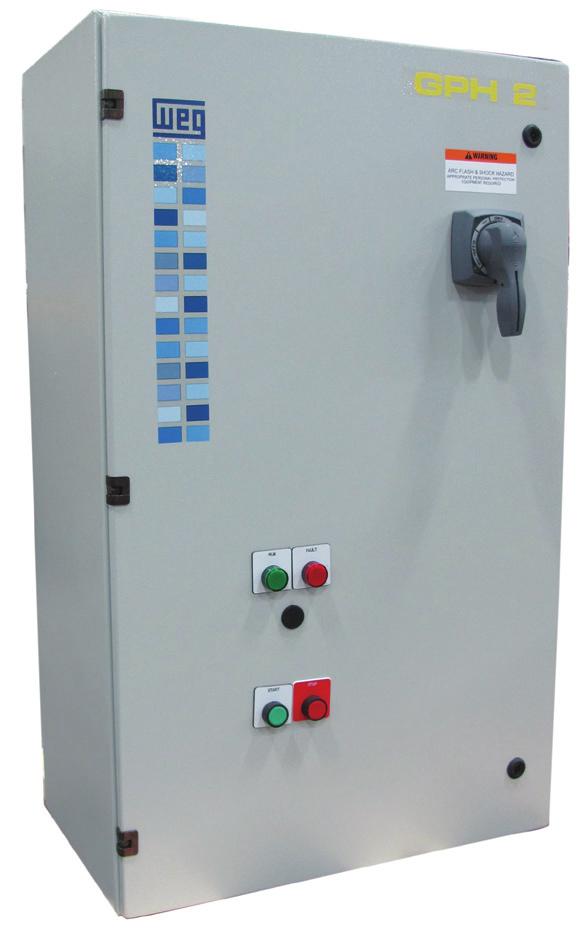 The Combination Soft is a NEMA 4/12 Enclosed industrial general purpose AC motor soft starter package.