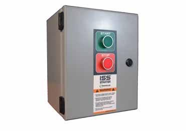 START/STOP PUSHBUTTONS Simple, local, manual control Compact, economical design Terminal blocks for remote operator station Clearly labeled, rugged pushbuttons HAND-OFF-AUTO SWITCH Selectable manual