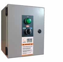 ISS Thermal Overload Start/Stop pushbuttons or H-O-A switch Enclosure types for all environments Provision for remote operator station Combination version features CP disconnect to provide short