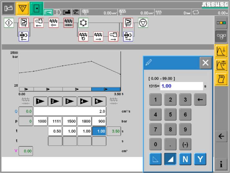 SELOGICA control system User-friendly: simultaneous monitoring of robot and machine sequence.