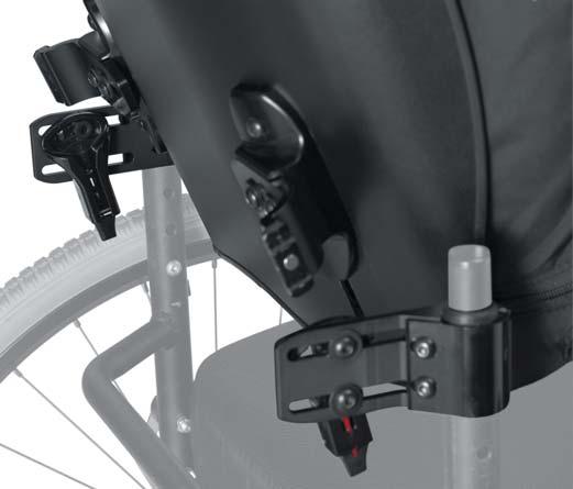 Simplicity The Icon Back System installs on a wheelchair quickly and easily.