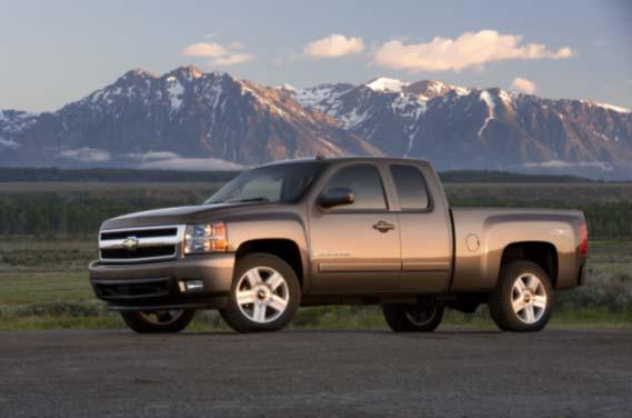 2007 CHEVROLET SILVERADO 1500 LT 4X4 2007 The new-generation Silverado is built on a new frame with 234% more torsional rigidity. This year s line-up features four engines: a 4.3-litre V6, a 4.