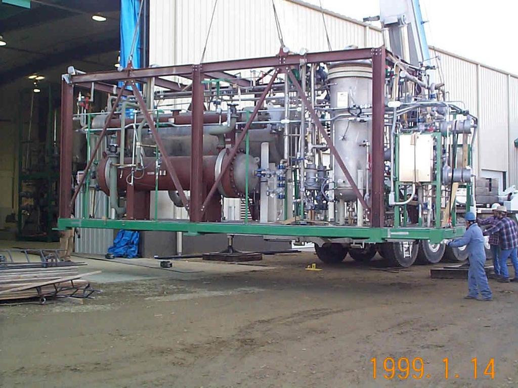 Commercial Scale Agricultural Processing with CO 2 (example) Installation Design for extraction of oils from hops.