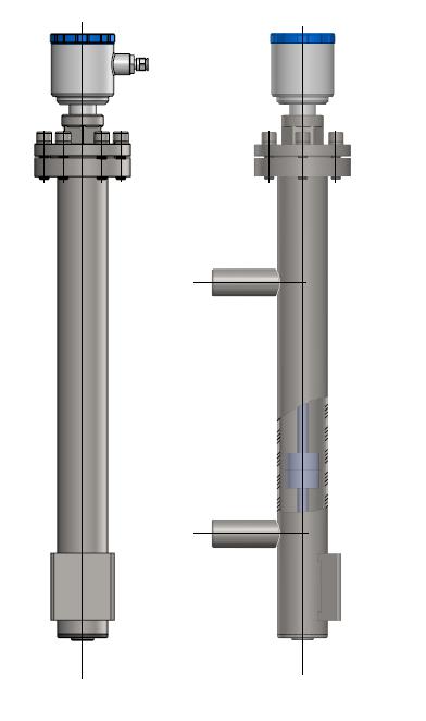 A14 L21 chamber for level switch located above Standard specifications Medium Ambient Nominal pressure From 196 C to +500 C From 60 C to +85 C From 1 to 400 bar g Density of the medium 365 kg/сm 3