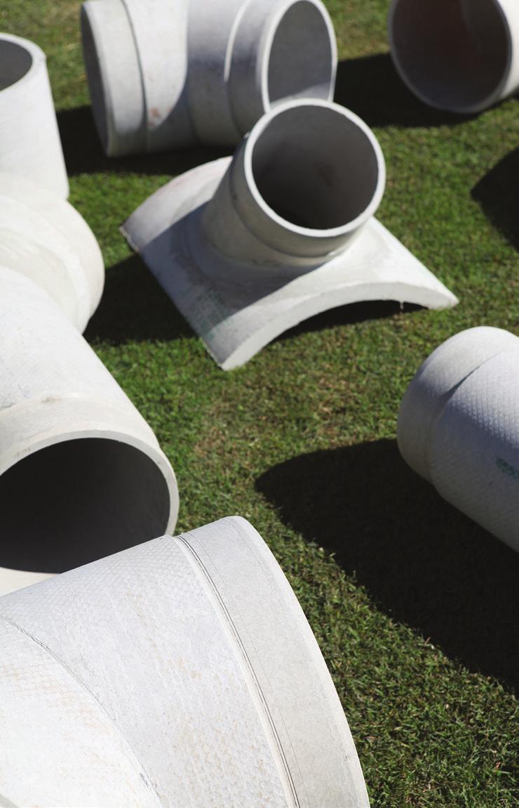 Description James Hardie manufactures an extensive range of fittings which are intended to provide maximum flexibility in the design and installation of stormwater drainage systems.