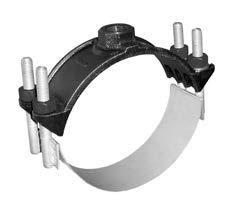 The FC style is recommended for use in corrosive areas and the stainless steel bands are especially recommended for use on PVC. Ford style FS and FC saddles should be pre-sized when used on PVC pipe.