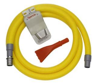 Weight (lbs./ft.) CAR CARE KIT KAC90104 Convenient all-in-one operator package with 15' long, 1 1 /2" diameter yellow plastic hose, coupling, duck foot cleaning tool and tool holder.