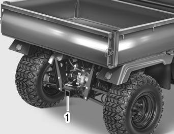 SAFETY PRECAUTIONS 1-13 When parking the vehicle 1 UUVO140A UUVO113A UUVO134A (1) Rear hitch receiver 29. Pull only from the rear hitch receiver.