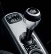 BRABUS 3-spoke leather sports steering wheel with steering wheel gearshift, BRABUS gear knob in