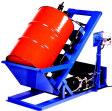 The 456 Series has a maximum liquid capacity rating of 1,000 Lb. (454 kg), and dry load capacity of 400 Lb. (181 kg). It is designed to rotate a steel drum 6-26 in diameter up to 40 long.