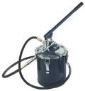 in less than 10 strokes at pressures up to 2000 PSI Comes complete with 22-lb built-in steel grease bucket Model No.