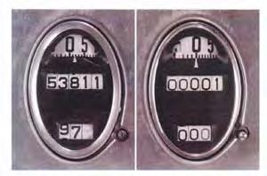 Early Speedometers Note the differences
