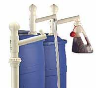Drum Pumps Leading the world in hand pump technology the Ezi action Drum pump will dispense Acids, alkaline and chlorine based products, oils, diesel, liquid