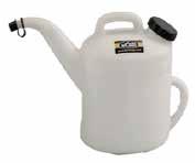 Features include: Long delivery spout for easy access Two handles for controlled pouring Drip & vapour stop cap on spout 6 Litre Capacity 10 Litre